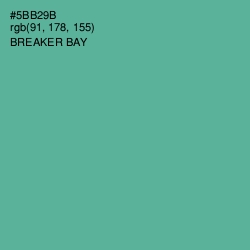 #5BB29B - Breaker Bay Color Image