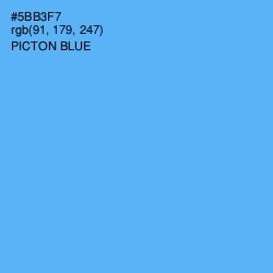 #5BB3F7 - Picton Blue Color Image