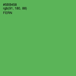 #5BB458 - Fern Color Image