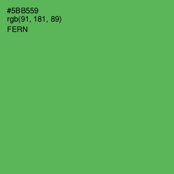 #5BB559 - Fern Color Image