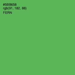 #5BB658 - Fern Color Image