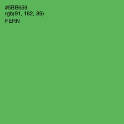 #5BB659 - Fern Color Image