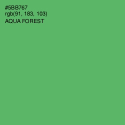 #5BB767 - Aqua Forest Color Image