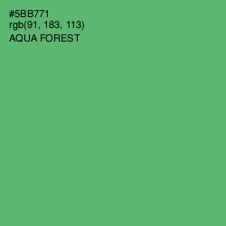 #5BB771 - Aqua Forest Color Image