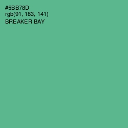 #5BB78D - Breaker Bay Color Image