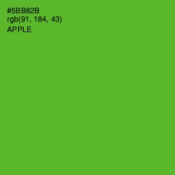 #5BB82B - Apple Color Image