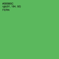 #5BB85C - Fern Color Image