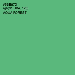 #5BB87D - Aqua Forest Color Image