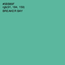 #5BB89F - Breaker Bay Color Image