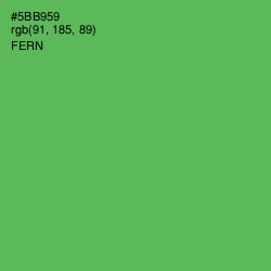 #5BB959 - Fern Color Image