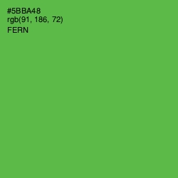 #5BBA48 - Fern Color Image