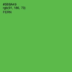#5BBA49 - Fern Color Image