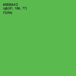#5BBA4D - Fern Color Image