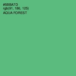 #5BBA7D - Aqua Forest Color Image