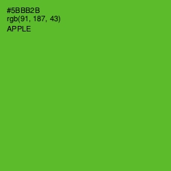 #5BBB2B - Apple Color Image