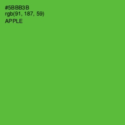 #5BBB3B - Apple Color Image