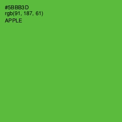 #5BBB3D - Apple Color Image