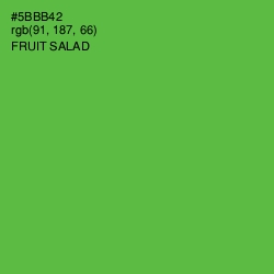 #5BBB42 - Fruit Salad Color Image