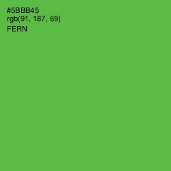 #5BBB45 - Fern Color Image