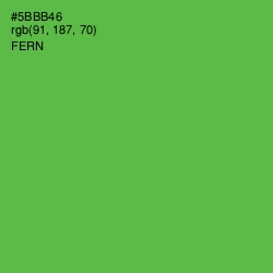 #5BBB46 - Fern Color Image
