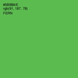 #5BBB4E - Fern Color Image