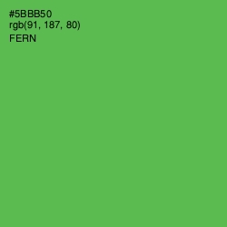 #5BBB50 - Fern Color Image