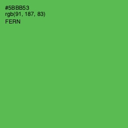 #5BBB53 - Fern Color Image