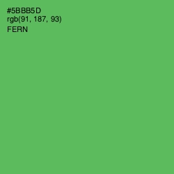 #5BBB5D - Fern Color Image