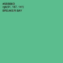 #5BBB8D - Breaker Bay Color Image