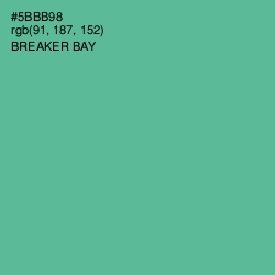 #5BBB98 - Breaker Bay Color Image