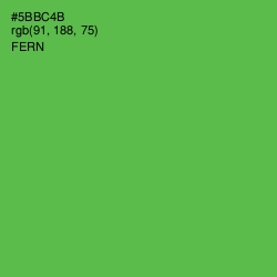 #5BBC4B - Fern Color Image