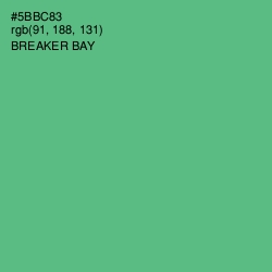 #5BBC83 - Breaker Bay Color Image