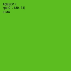 #5BBD1F - Lima Color Image