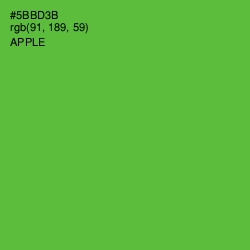 #5BBD3B - Apple Color Image