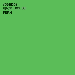 #5BBD58 - Fern Color Image