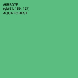 #5BBD7F - Aqua Forest Color Image