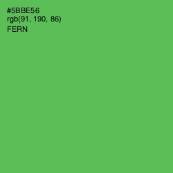 #5BBE56 - Fern Color Image