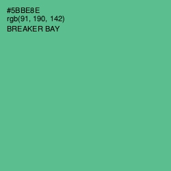 #5BBE8E - Breaker Bay Color Image