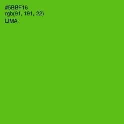 #5BBF16 - Lima Color Image