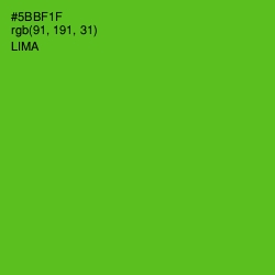 #5BBF1F - Lima Color Image