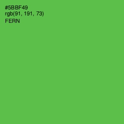 #5BBF49 - Fern Color Image