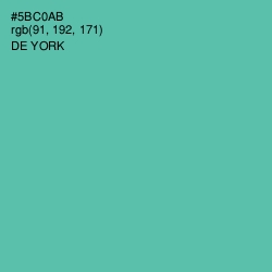 #5BC0AB - De York Color Image