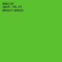 #5BC12F - Bright Green Color Image