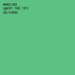 #5BC183 - De York Color Image