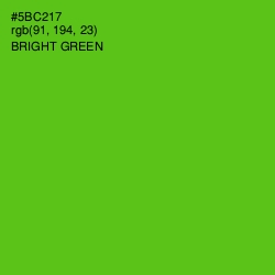 #5BC217 - Bright Green Color Image