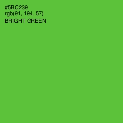 #5BC239 - Bright Green Color Image