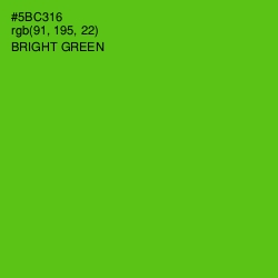 #5BC316 - Bright Green Color Image