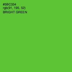 #5BC334 - Bright Green Color Image