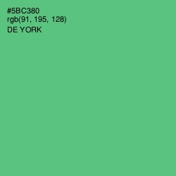#5BC380 - De York Color Image