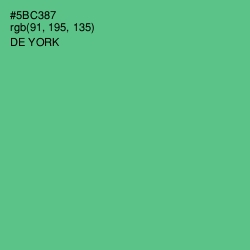 #5BC387 - De York Color Image